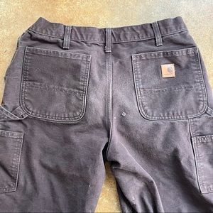 Carhartt Loose Fit Washed Dungaree Utility Work Pant 34x32